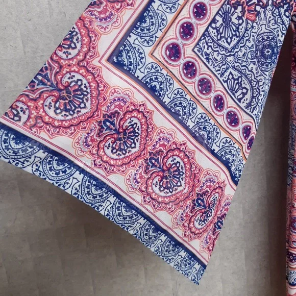 Chico's Multicolor  V-Neck Blouse - Picture 4 of 8